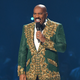 Steve Harvey speaks onstage during 2019 Miss Universe Pageant on December 08, 2019.